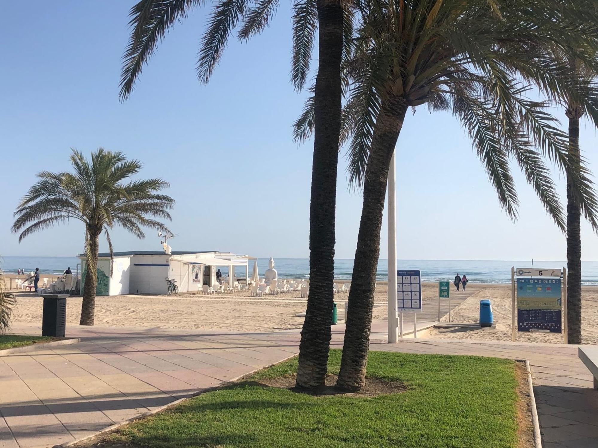 Апартаменты Playa De Gandia 1Ere Ligne El Galeon Экстерьер фото